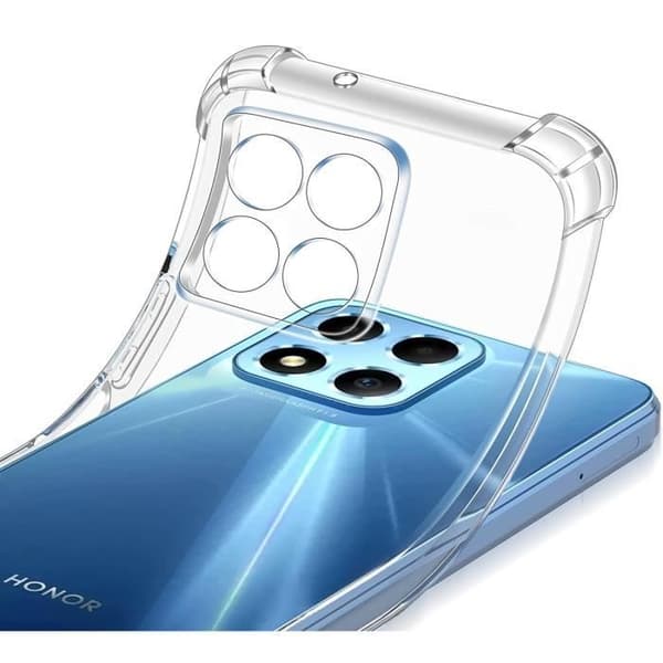 Coque til Honor X6 - Stødabsorberende Beskyttelse TPU Blød Gennemsigtig Phonillico® Transparent