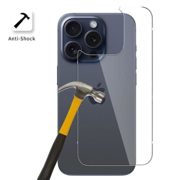 Skyddsglas - Phonillico - iPhone 14 PRO - 4-pack - Härdat glas - Rep resistant Transparent