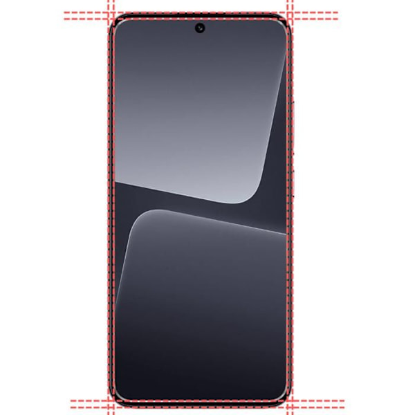 Hærdet glas - Phonillico® - Pakke 2 - Kompatibel med Xiaomi 13/14/15 - Ridsefast - Gennemsigtig Transparent