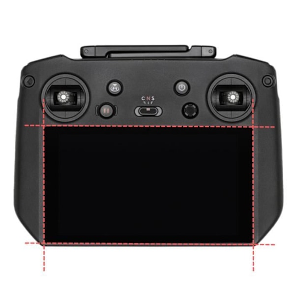 Härdat glas för DJI RC PRO fjärrkontroll för drönare [Pack 4] Skyddande skärmskydd Phonillico®