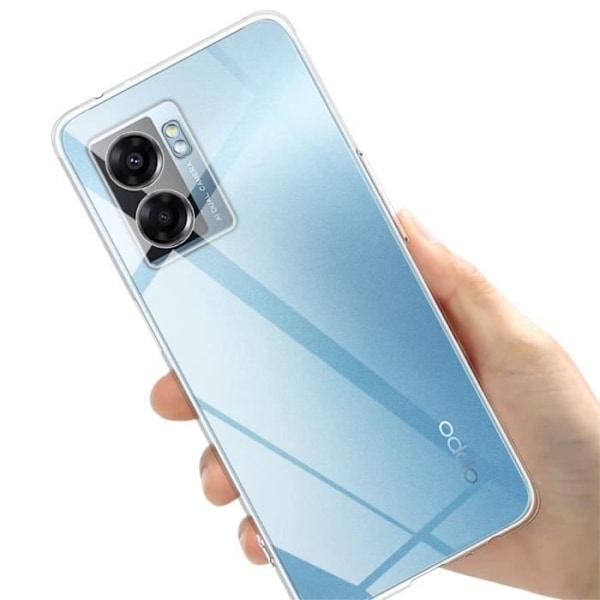 Coque Oppo A77 5G - Silikoni TPU Läpinäkyvä Pehmeä Ohut Phonillico® Transparent