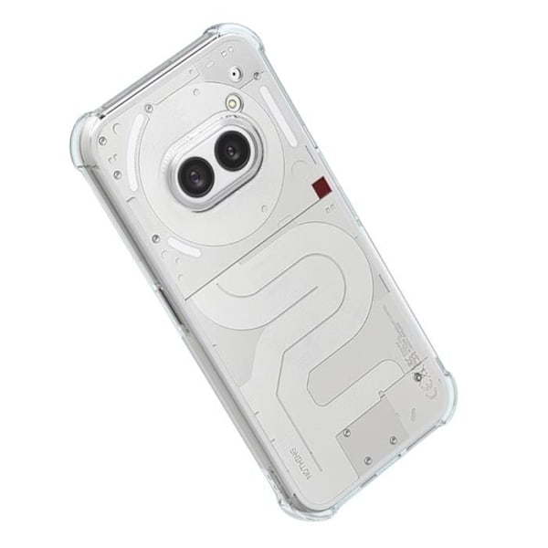 Stötsäkert skal - Phonillico® - Nothing Phone 2a - Mjukt TPU - Transparent - Förstärkt skydd Transparent
