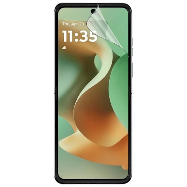Näytönsuoja Motorola Razr 60 [Pakkaus 2] Kestävä, ultraohut muovinen suojakalvo Phonillico® Transparent