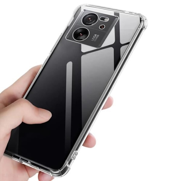Fodral till Xiaomi 13T/13T PRO - Phonillico® - Stötsäker - Mjuk TPU - Transparent - Förstärkt skydd Transparent