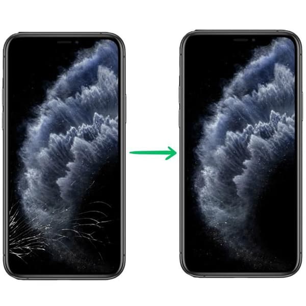 Erstatnings LCD-skærm til iPhone 11 PRO MAX – Samlet touchglas Phonillico®