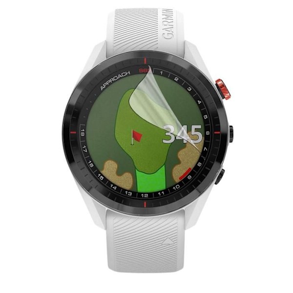 Skyddsplast för Garmin Approach S62 Bundle [Pack 6] Ultra Tun Plastskyddsfilm Phonillico Transparent