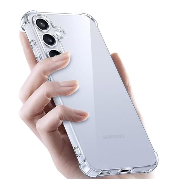 Coque til Samsung Galaxy S25 PLUS - Stødabsorberende Beskyttelse TPU Blød Transparent Phonillico® Transparent
