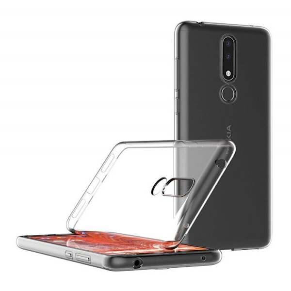 Nokia 3.1 PLUS Kuori Gel TPU Läpinäkyvä Pehmeä Ultra Ohut [Phonillico®]