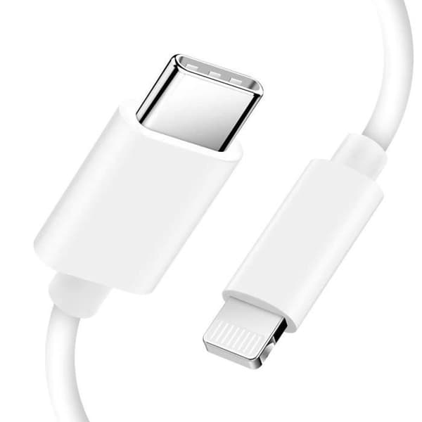 USB-C Lightning-kabel för iPhone 13 - 13 MINI - 13 PRO - 13 PRO MAX - 12 - 12 MINI - 12 PRO - 12 PRO MAX - 11 PRO - 11 PRO MAX Phonillico®