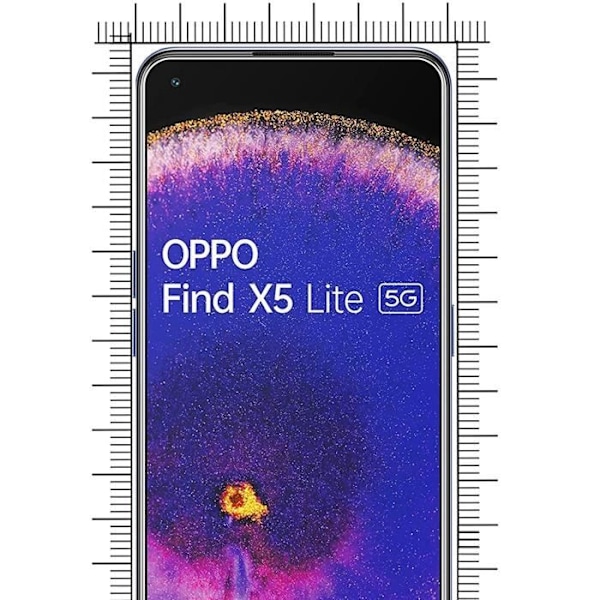 Coque för Oppo Find X5 LITE - Phonillico - Flexibelt Silikon - 2 Härdat Glas - Skärm Skydd Transparent