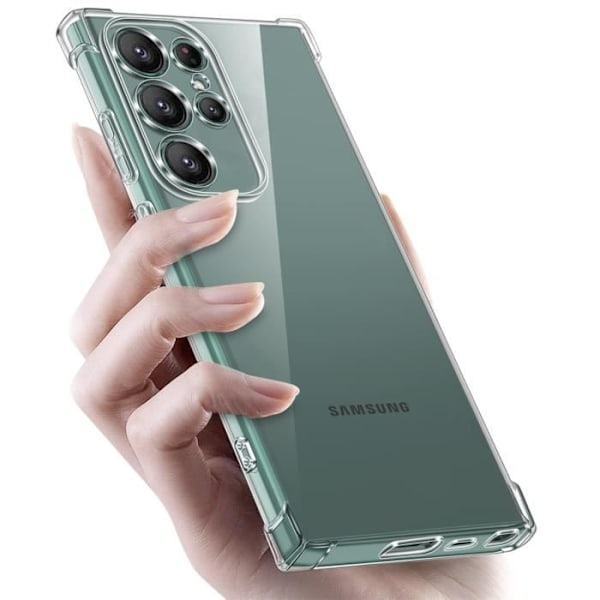 Coque för Samsung Galaxy S23 ULTRA - Stötskydd TPU Mjuk Transparent Phonillico®