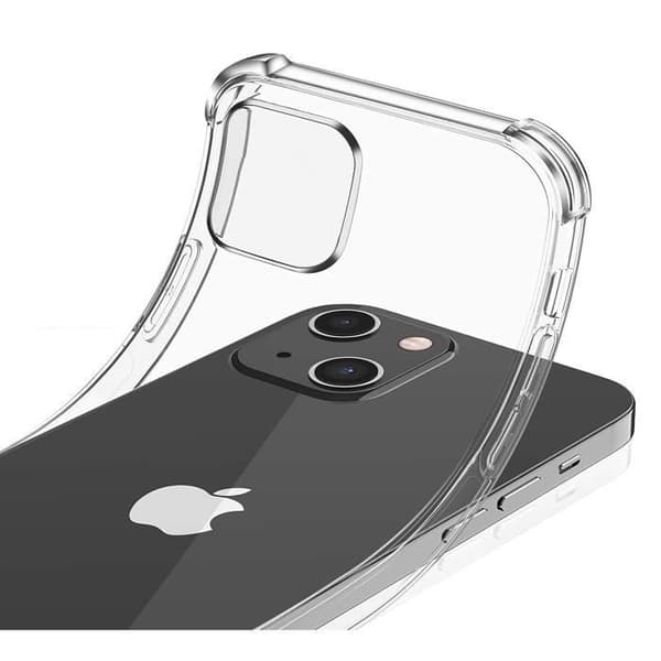 Coque til iPhone 15 PLUS - Stødabsorberende Beskyttelse Silikone Blød Transparent Phonillico® Transparent