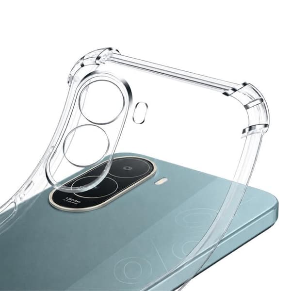 Cover til Xiaomi Poco C81 Pro - Stødabsorberende Beskyttelse TPU Blød Transparent Phonillico® Transparent