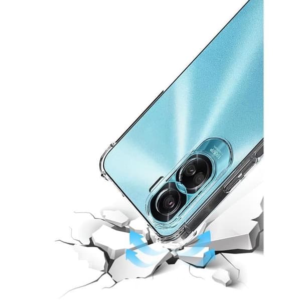 Coque til Honor 90 LITE - Antichok Beskyttelse TPU Blød Transparent Phonillico® Transparent