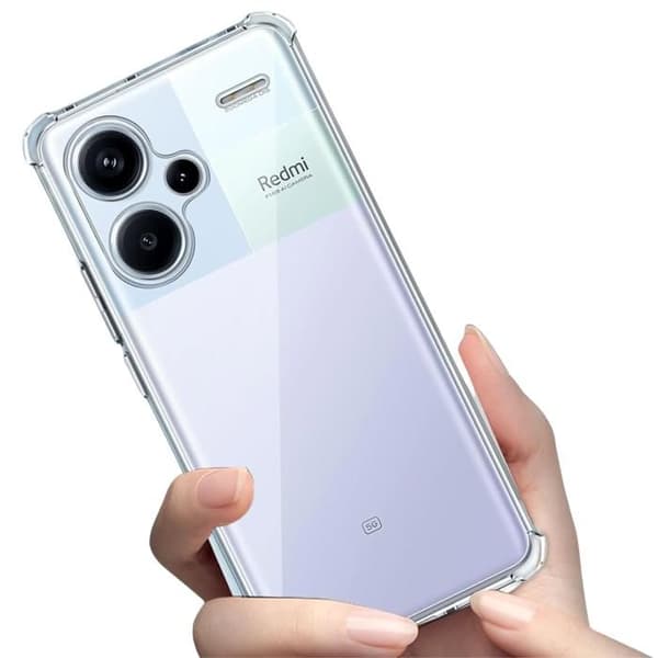 Coque til Xiaomi Redmi Note 13 PRO PLUS 5G / Redmi Note 13 PRO+ 5G - Stødabsorberende Transparent TPU Beskyttelse Phonillico® Transparent