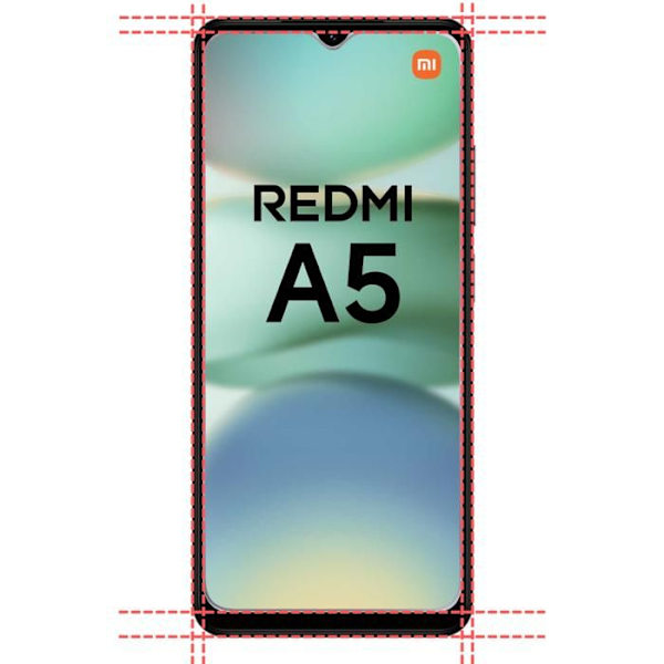 Härdat Glas - Phonillico® - Xiaomi Redmi A5 4G - Paket med 2 - Rep-resistant - Skärmskydd Transparent