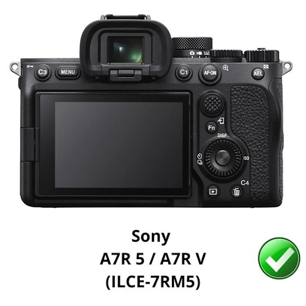 Skærmbeskyttelse - Phonillico - A7R 5-A7R5-A7R V-A7RV - Pakke med 3 - Kradsikker - Ultra tynd