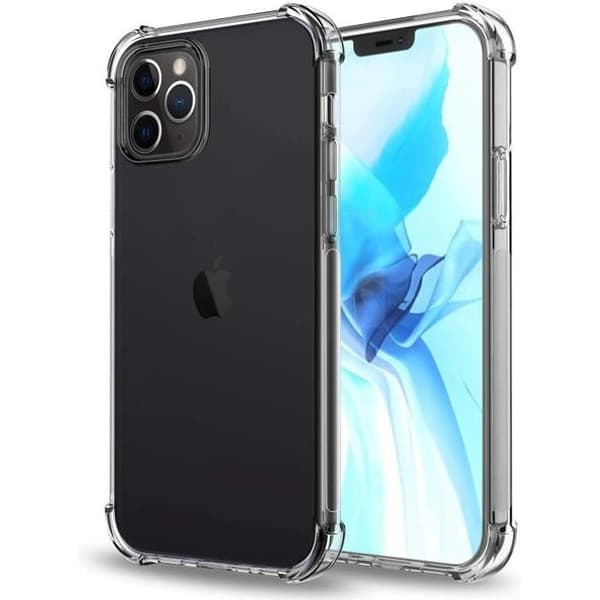 Coque Antichoc Silicone Transparent til iPhone 12 / iPhone 12 PRO (6,1") Phonillico® Transparent