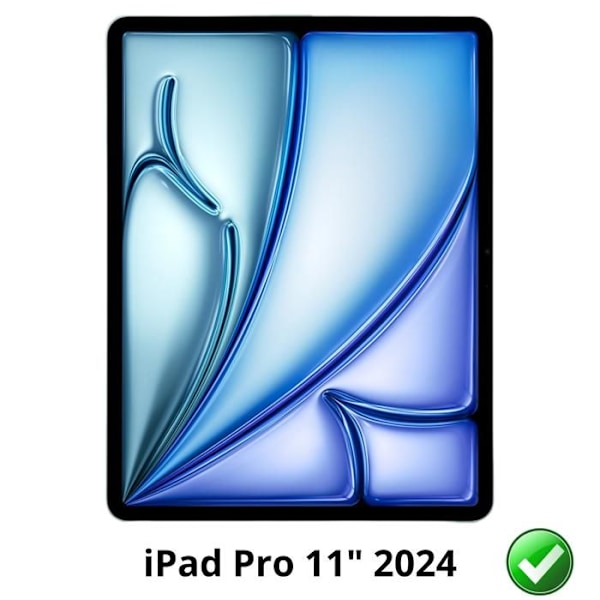 Skyddsskärm för Apple iPad pro 11" (2024) [Pack 2] Ultra Tunn Plast Skyddsfilm Phonillico