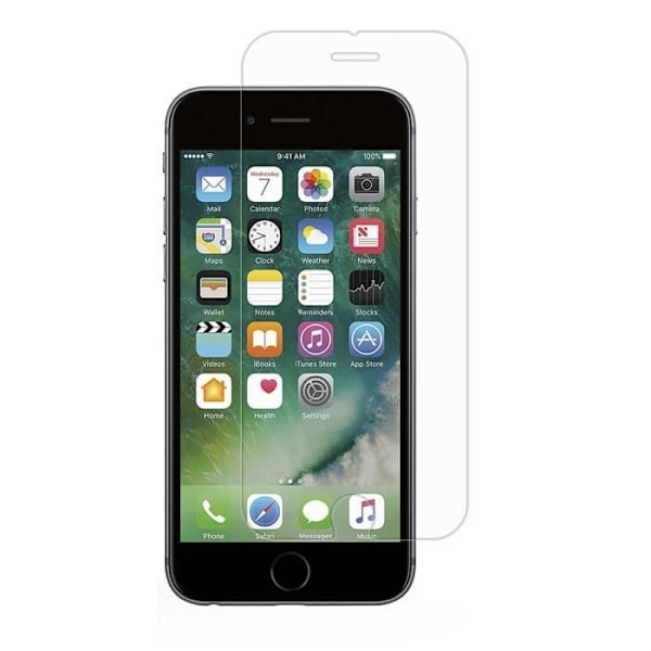 Suojakalvo - Phonillico® - iPhone SE 2020 - 2 pakkausta - Karkaistu lasi - Naarmunkestävä