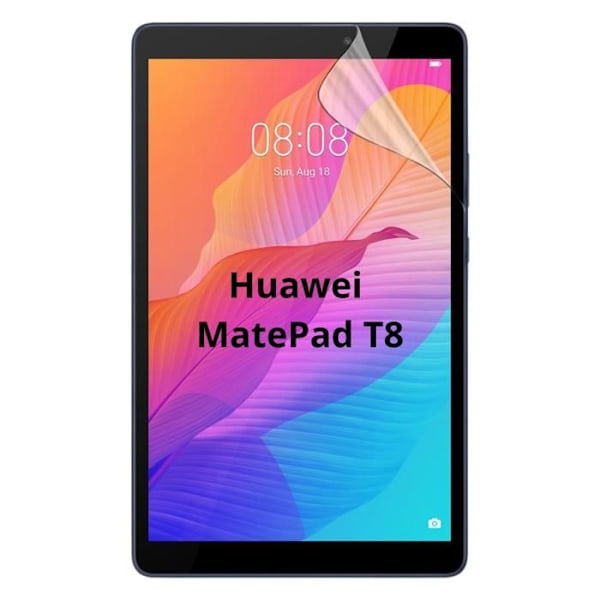 Beskyttelsesfilm til Huawei MatePad T8 [Pakke 2] Ultra Tyndt Holdbart Plastbeskyttelsesfilm Phonillico