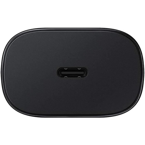 Hurtig 25W Oplader til SAMSUNG S22 5G-S22 ULTRA 5G-S21 FE 5G-S21-S21 PLUS-S20 FE-S20-NOTE 20- A53 5G - A52 Phonillico® Svart