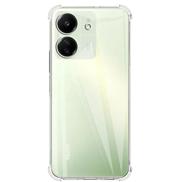Fodral till Xiaomi Redmi 13C - Stötsäkert Skydd TPU Mjukt Transparent Phonillico®