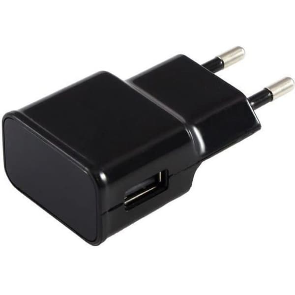 [Kompatibel med Samsung Galaxy NOTE 8 - NOTE 9] Sort Vægoplader Micro USB Stik [Phonillico®] Svart