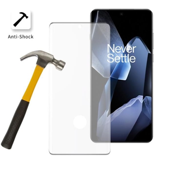Härdat glas - Phonillico - OnePlus 13 - Paket med 2 - Repö Resistant - Transparent Transparent