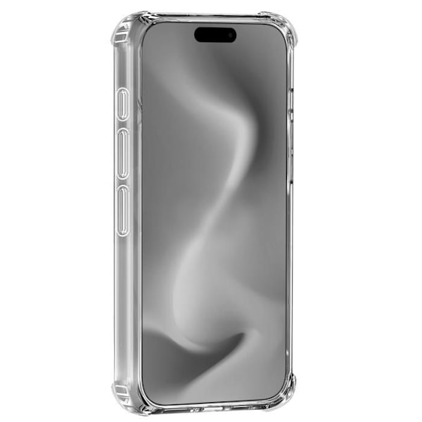 Coque til iPhone 16 - Stødabsorberende Beskyttelse Blød Transparent Silikone Phonillico® Transparent