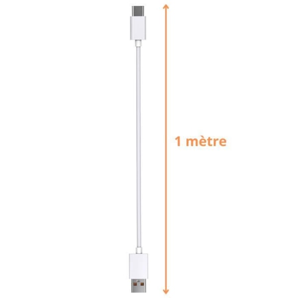"Lot 2 Cables nopea USB-C 1m Xiaomi 13-12-Redmi Note 12-Redmi Note 11-Poco M4 PRO-Poco X5-Mi 11 Lite-Pad 6 Phonillico®"