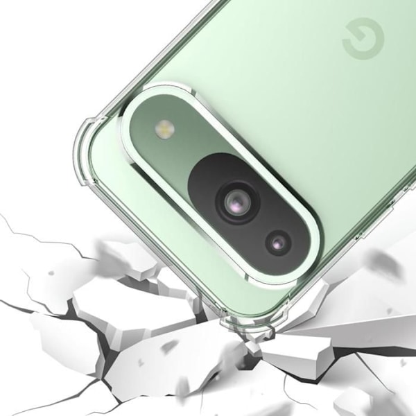 Skyddsfodral för Google Pixel 9 / Pixel 9 Pro - Stötsäker Transparent TPU-skydd Phonillico® Transparent
