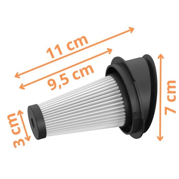 Filter - Rowenta - ZR005202 - Pack of 2 - Compatible X-PERT 3.60 and X-PERT 160 - White