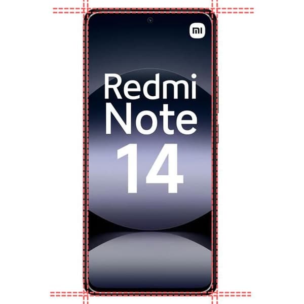 Coque til Xiaomi Redmi Note 14 4G (Europa Version) og 2 Tempered Glass Skærmbeskyttelse Phonillico® Transparent