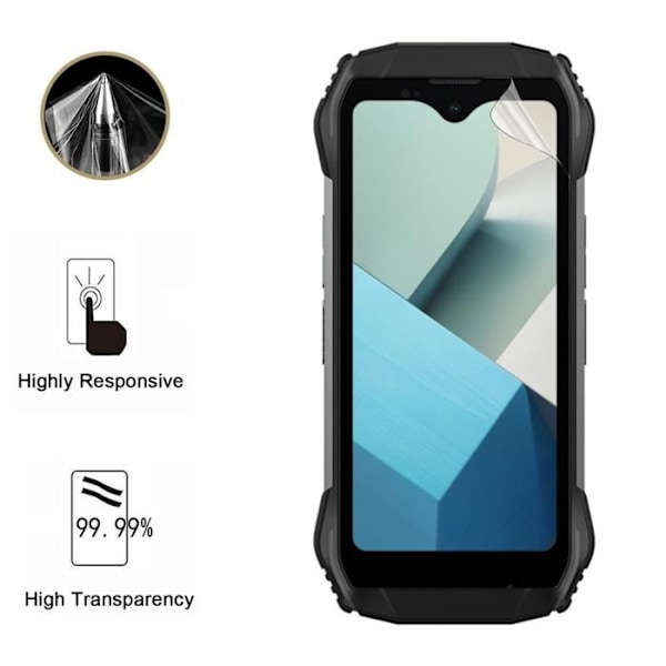 Skärmskydd - Phonillico - Blackview N6000 - Pack 2 - Ultra Tunn - Repellerande mot repor Transparent