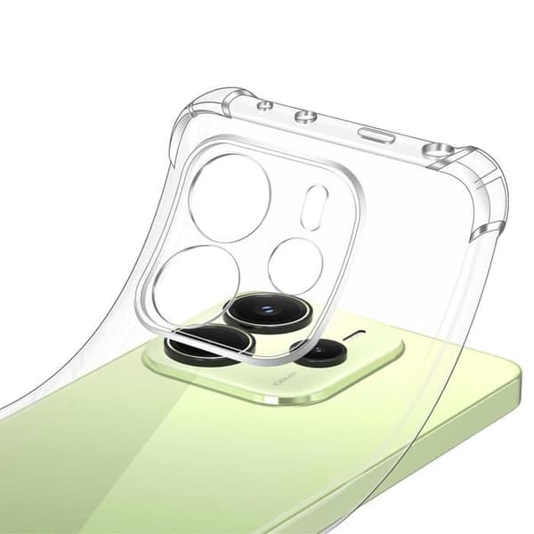 Coque для Xiaomi Redmi Note 14 4G (Європейська версія) - Антишокове захист TPU м'який прозорий Phonillico® Transparent