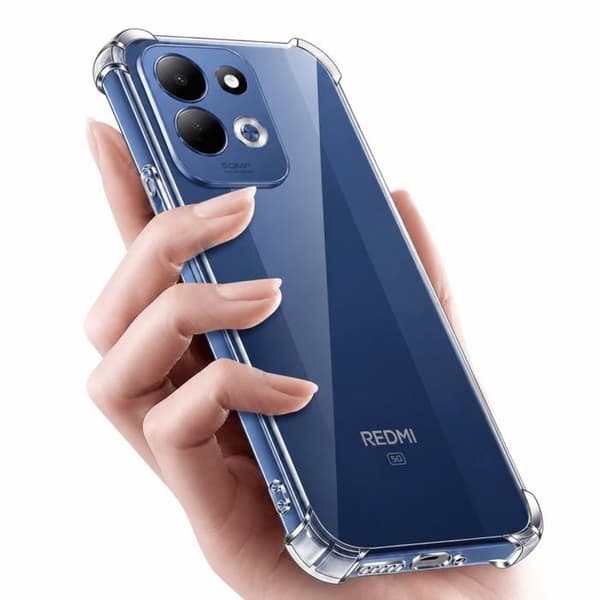 Cover til Xiaomi Redmi 17 - Stødabsorberende Beskyttelse TPU Blød Transparent Phonillico® Transparent
