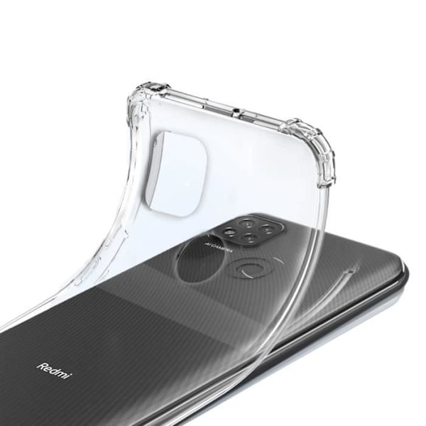Fodral för Xiaomi REDMI 9C - REDMI 9C NFC - Stötsäkert skydd Mjukt silikon Transparent Phonillico® Transparent