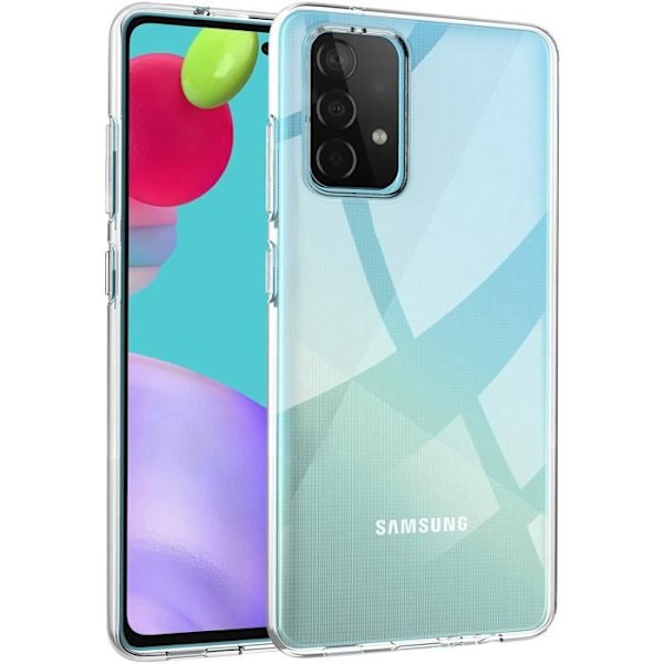 Coque pour Samsung A52 4G / A52 5G / A52s 5G - Silikoni Geeli TPU Läpinäkyvä Pehmeä Ultra Ohut Phonillico®