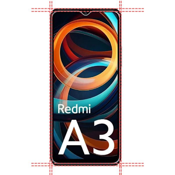 Fodral - Phonillico® - Xiaomi Redmi A3 - Mjukt - Transparent - Reptåligt Transparent