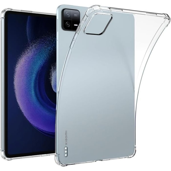 Coque Xiaomi Pad 6 / Pad 6 Pro - Phonillico - Iskunkestävä - Pehmeä Silikoni - Läpinäkyvä - 11 tuumaa Transparent