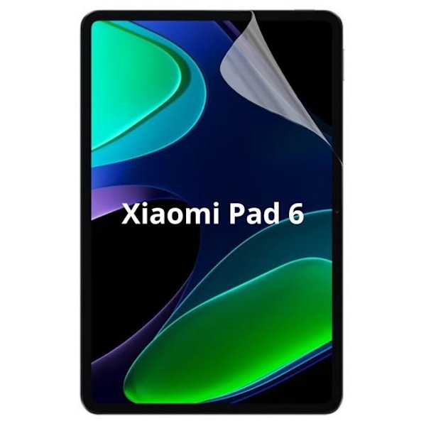 Suojakalvo Xiaomi Pad 6:lle [Pakkaus 2] Kestävä Ultra Ohut Muovisuojakalvo Phonillico