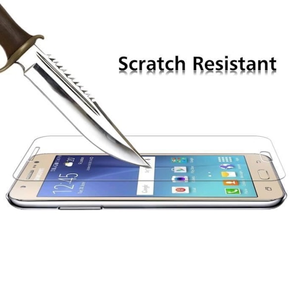 Hærdet Glas til Samsung Galaxy J5 2015 J500 - [Pakke 2] Ultra Resistent Skærmbeskyttelsesfilm [Phonillico®]