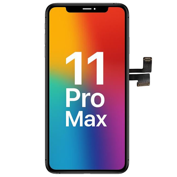 Erstatnings LCD-skærm til iPhone 11 PRO MAX – Samlet touchglas Phonillico®