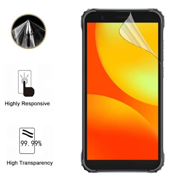 Näytön suoja - Phonillico - Blackview BV4900S - Pakkaus 2 - Ultra ohut - Naarmunkestävä Transparent