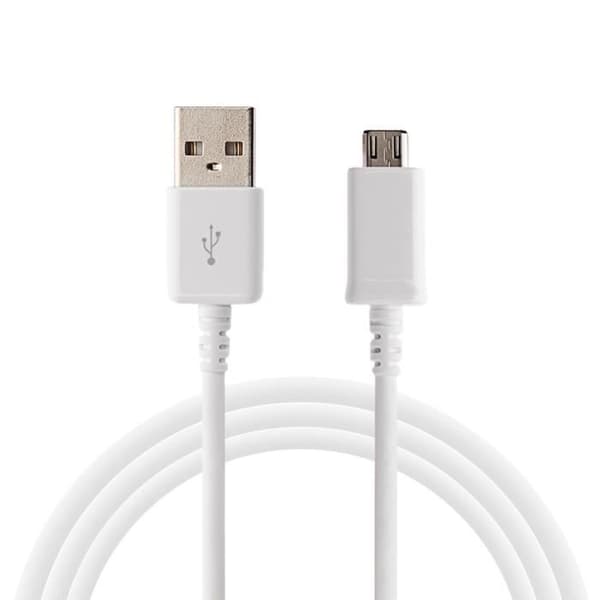 [Kompatibel Samsung Galaxy NOTE 1 - NOTE 2 - NOTE 3LITE - NOTE 4] USB-kabel 1 Meter + Rosa biloplader [Phonillico®] Rosa, Vit