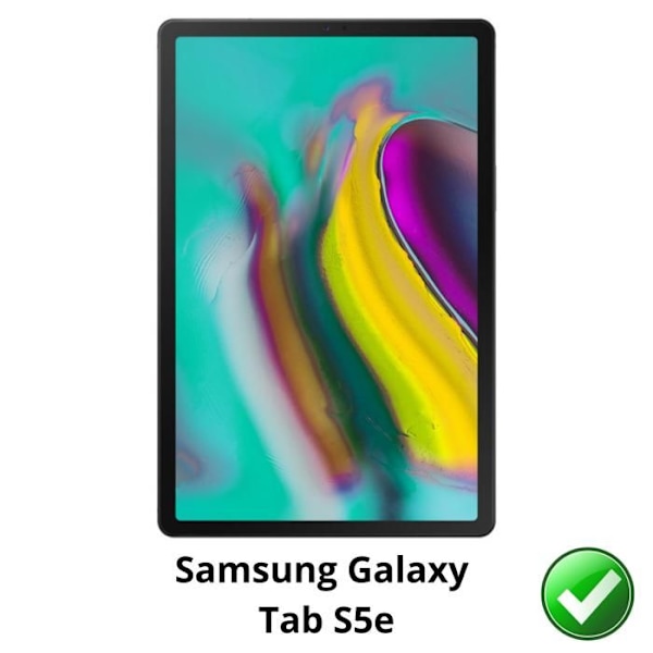 Skærmbeskyttelse - Phonillico - Samsung Galaxy Tab S5e - Pakke 2 - Modstandsdygtig - Ultra Tynd - Plastik