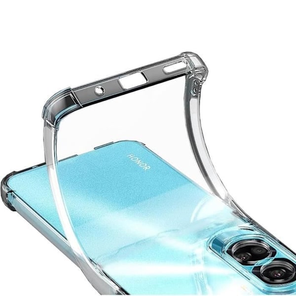 Coque Honor 90 LITE - Iskunkestävä TPU Pehmeä Läpinäkyvä Phonillico® Transparent