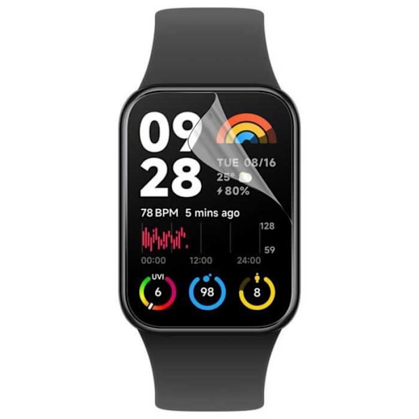 Skærmbeskyttelse til Xiaomi Mi Band 8 Pro [Pack 6] Ultra Tynd Plastfilm Beskyttende Film Phonillico Transparent