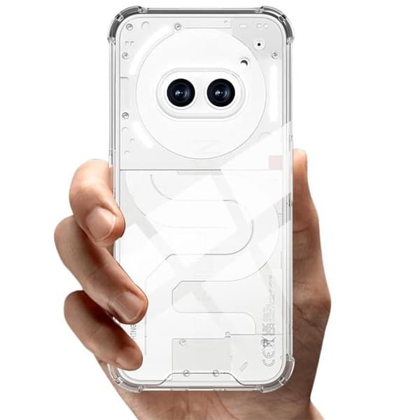 Coque til Nothing Phone 2a - Antichok Beskyttelse TPU Blød Transparent Phonillico® Transparent